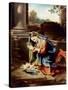 Adoration Of The Child-Antonio Allegri Da Correggio-Stretched Canvas