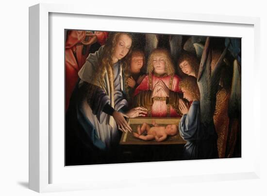 Adoration of the Christ Child-Jan Jost-Framed Art Print