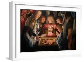 Adoration of the Christ Child-Jan Jost-Framed Art Print