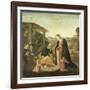 Adoration of the Christ Child-Jacopo Del Sellaio-Framed Art Print