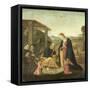 Adoration of the Christ Child-Jacopo Del Sellaio-Framed Stretched Canvas