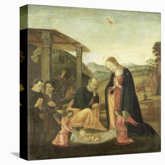 Adoration of the Christ Child-Jacopo Del Sellaio-Stretched Canvas