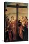 Adoration of the Cross (Sts. Helen, Barbara, Andrew, Macarius)-Tintoretto-Stretched Canvas