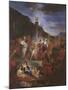 Adoration of the Golden Calf (Oil on Canvas)-Nicolas Bertin-Mounted Giclee Print