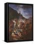 Adoration of the Golden Calf (Oil on Canvas)-Nicolas Bertin-Framed Stretched Canvas