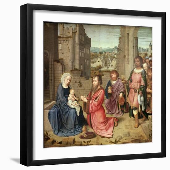 Adoration of the Kings, 1515-Gerard David-Framed Giclee Print