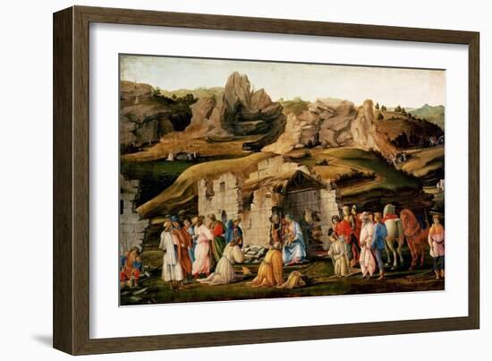 Adoration of the Kings, C. 1480-Filippino Lippi-Framed Giclee Print