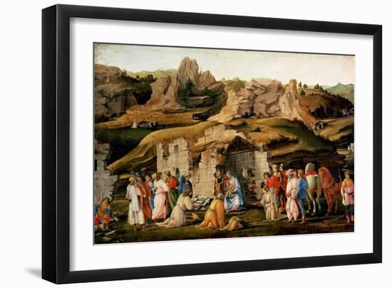 Adoration of the Kings, C. 1480-Filippino Lippi-Framed Giclee Print