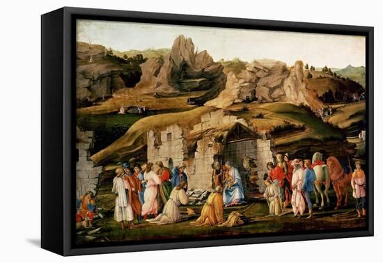 Adoration of the Kings, C. 1480-Filippino Lippi-Framed Stretched Canvas