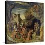 Adoration of the Kings (Centre Panel)-Andrea Mantegna-Stretched Canvas