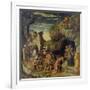 Adoration of the Kings (Centre Panel)-Andrea Mantegna-Framed Giclee Print