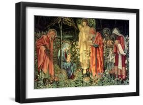 Adoration of the Kings-Edward Burne-Jones-Framed Art Print