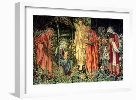 Adoration of the Kings-Edward Burne-Jones-Framed Art Print