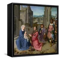 Adoration of the Kings-Gerard David-Framed Stretched Canvas