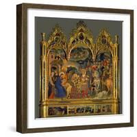 Adoration of the Magi, 1423-Gentile Da Fabriano-Framed Giclee Print