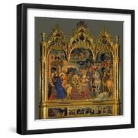 Adoration of the Magi, 1423-Gentile Da Fabriano-Framed Giclee Print