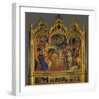 Adoration of the Magi, 1423-Gentile Da Fabriano-Framed Giclee Print