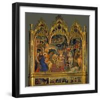 Adoration of the Magi, 1423-Gentile Da Fabriano-Framed Premium Giclee Print