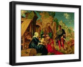 Adoration of the Magi, 1504-Albrecht Dürer-Framed Giclee Print