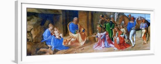 Adoration of the Magi, 1506-1507-Giorgione-Framed Premium Giclee Print