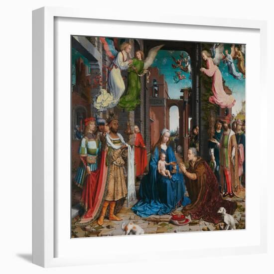 Adoration of the Magi, 1510-15-Jan Gossaert-Framed Giclee Print