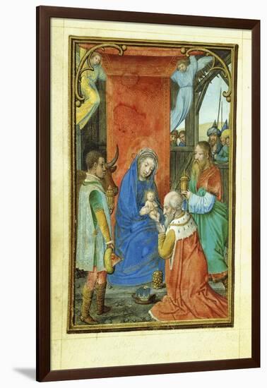 Adoration of the Magi, 1520's-Simon Bening-Framed Giclee Print