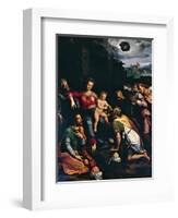 Adoration of the Magi, 1532-Girolamo da Carpi-Framed Giclee Print