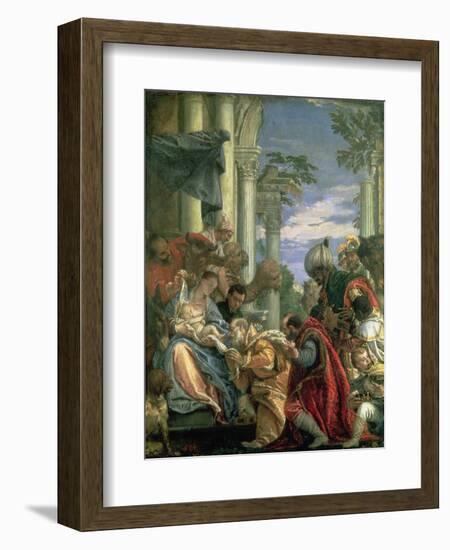 Adoration of the Magi, 1570S-Paolo Veronese-Framed Premium Giclee Print