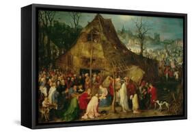 Adoration of the Magi, 1598-Jan Brueghel the Elder-Framed Stretched Canvas