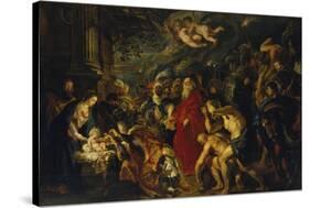 Adoration of the Magi, 1608 and 1628/29 (Enlarged)-Peter Paul Rubens-Stretched Canvas