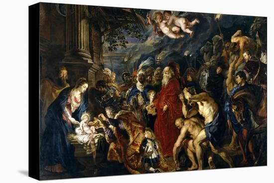 Adoration of the Magi, 1609; 1628-1629-Peter Paul Rubens-Stretched Canvas