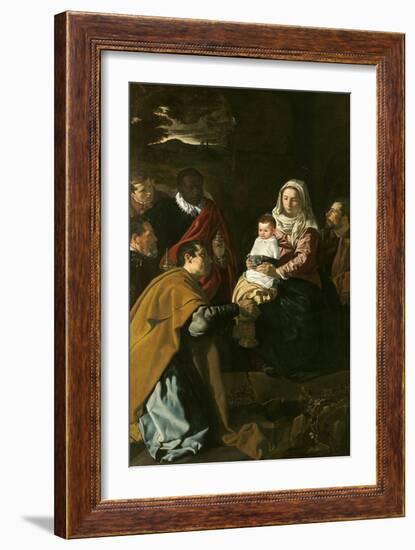 Adoration of the Magi, 1619-Diego Velazquez-Framed Giclee Print