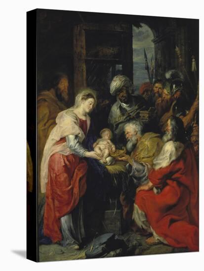Adoration of the Magi, 1626-27-Peter Paul Rubens-Stretched Canvas