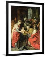 Adoration of the Magi, 1626-29-Peter Paul Rubens-Framed Giclee Print