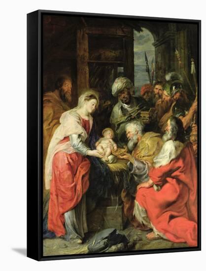 Adoration of the Magi, 1626-29-Peter Paul Rubens-Framed Stretched Canvas