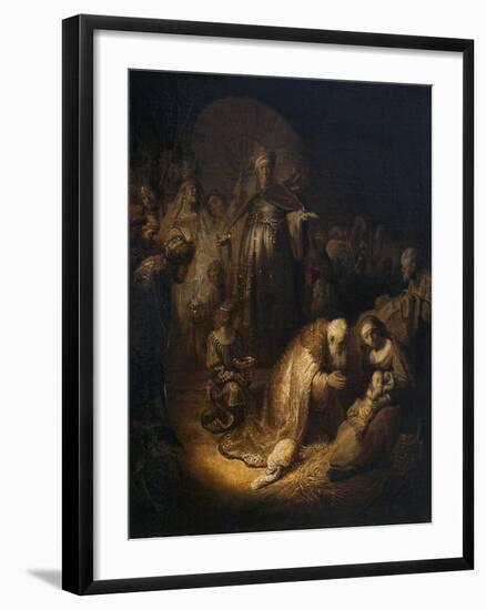 Adoration of the Magi, 1632-Rembrandt van Rijn-Framed Giclee Print
