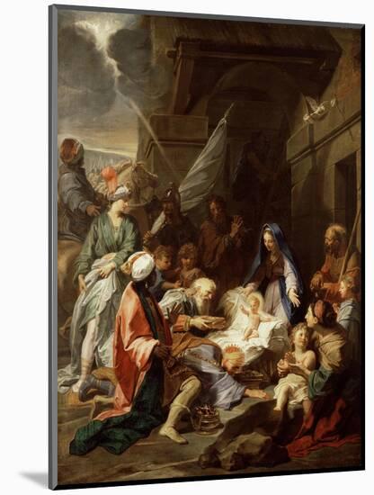 Adoration of the Magi, 1700/10-Jean-Baptiste Jouvenet-Mounted Giclee Print