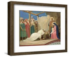 Adoration of the Magi, 1857-Hippolyte Flandrin-Framed Giclee Print