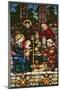 Adoration of the Magi, a Stained Glass Window Originally the Gift of Pope Leo X-null-Mounted Giclee Print