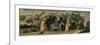 Adoration of the Magi Altarpiece; Central Predella Panel Depicting the Flight into Egypt, 1423-Gentile Da Fabriano-Framed Giclee Print