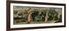 Adoration of the Magi Altarpiece; Central Predella Panel Depicting the Flight into Egypt, 1423-Gentile Da Fabriano-Framed Giclee Print