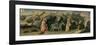 Adoration of the Magi Altarpiece; Central Predella Panel Depicting the Flight into Egypt, 1423-Gentile Da Fabriano-Framed Giclee Print