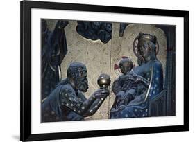 Adoration of the Magi, Bas-Relief on the Choir with Stories from the Life of Christ-Jean Ravy-Framed Giclee Print