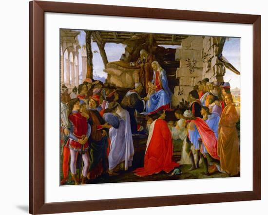 Adoration of the Magi, c.1473.-Sandro Botticelli-Framed Giclee Print