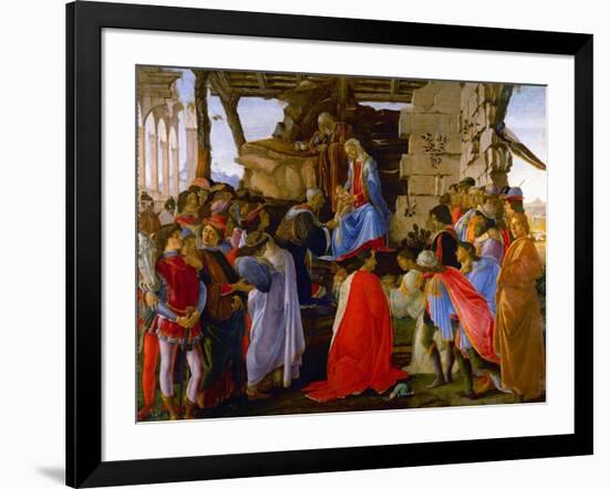 Adoration of the Magi, c.1473.-Sandro Botticelli-Framed Giclee Print