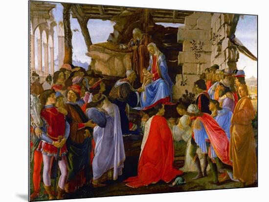 Adoration of the Magi, c.1473.-Sandro Botticelli-Mounted Giclee Print