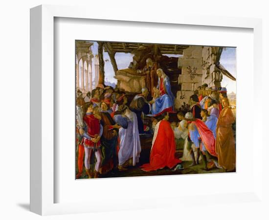 Adoration of the Magi, c.1473.-Sandro Botticelli-Framed Giclee Print