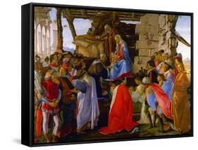 Adoration of the Magi, c.1473.-Sandro Botticelli-Framed Stretched Canvas