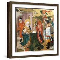 Adoration of the Magi, C.1475-Martin Schongauer-Framed Giclee Print