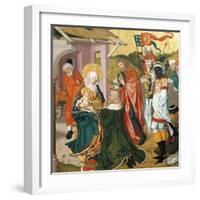 Adoration of the Magi, C.1475-Martin Schongauer-Framed Giclee Print